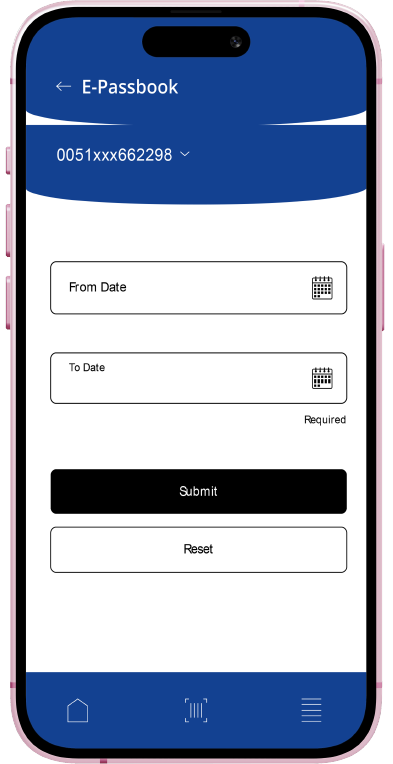 Just click on ePassbook menu after logging into CSB Mobile+ App